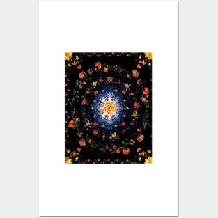 Mandala Roses Posters and Art